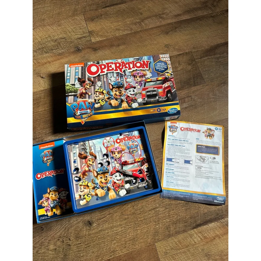 Hasbro Paw Patrol Operation Board Game retired